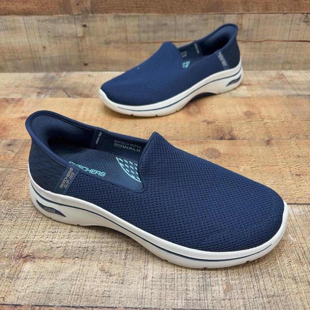 Skechers GOwalk Slip-ins Shoes Womens Size 9 39 Blue Slip On Walking Comfort